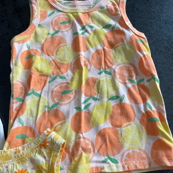 Cat & Jack White and Yellow Tank Tops for Summer - Picture 4 of 5